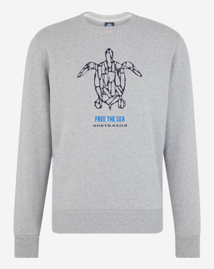 Sweat Recicle Tortue gris
